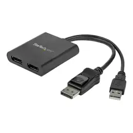 StarTech.com Splitter multi-écrans DisplayPort vers 2x DisplayPort - Hub MST à 2 ports - Répartiteur DP ... (MSTDP122DP)_2